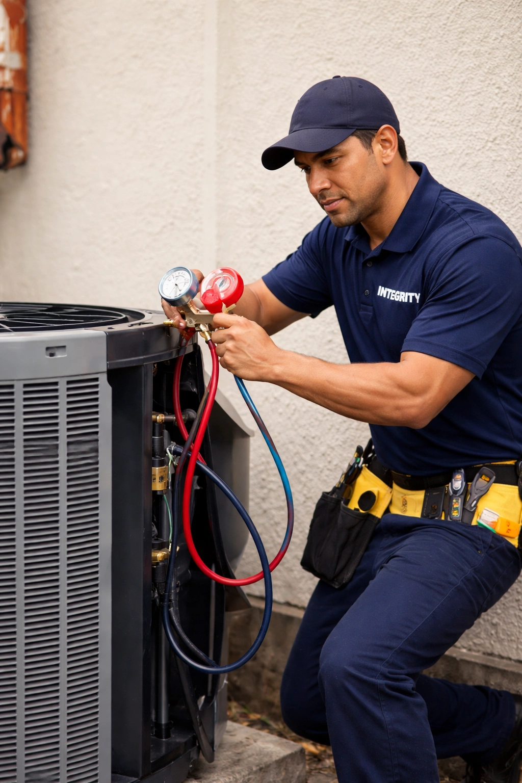 http://HVAC%20technician%20assembling%20equipment%20cabinet%20during%20installation