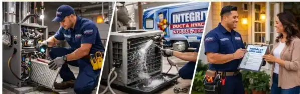 HVAC Contractor in Alexandria VA Conducting Seasonal Maintenance | HVAC maintenance plans in Alexandria VA