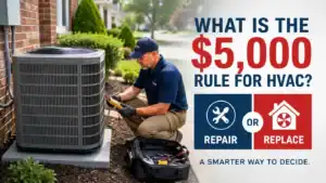 What is the $5000 rule for HVAC repair or replacement