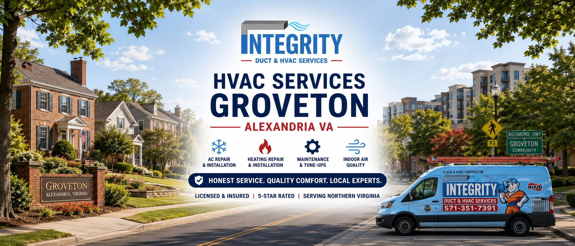 Integrity Duct & HVAC Services providing HVAC service in Groveton VA